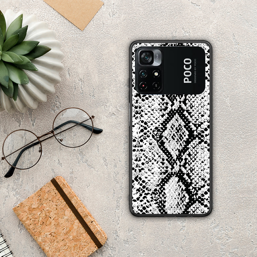 Animal White Snake - Xiaomi Poco M4 Pro 4G θήκη