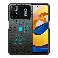 Thumbnail for Θήκη Xiaomi Poco M4 Pro 4G Hexagonal Geometric από τη Smartfits με σχέδιο στο πίσω μέρος και μαύρο περίβλημα | Xiaomi Poco M4 Pro 4G Hexagonal Geometric case with colorful back and black bezels