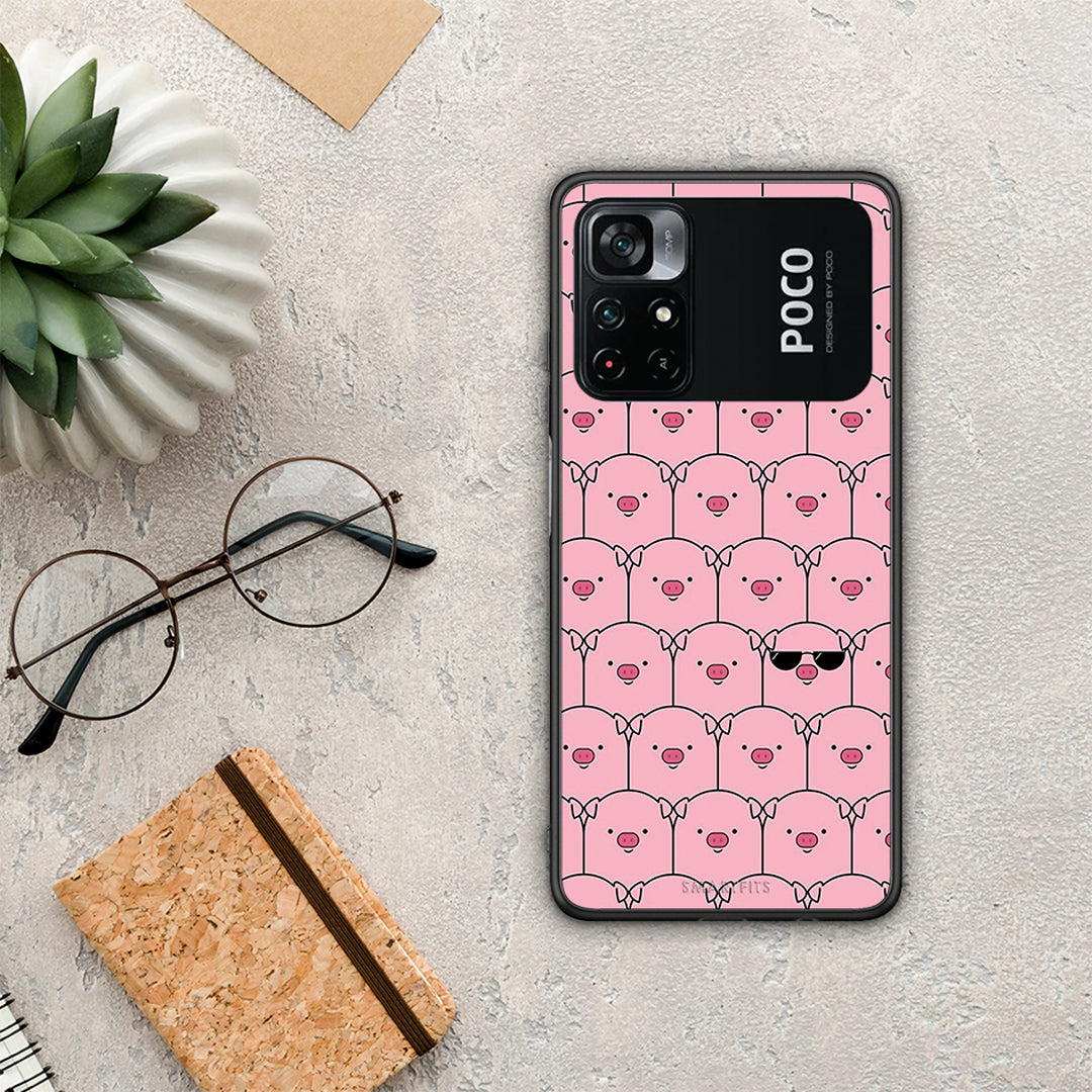 Pig Glasses - Xiaomi Poco M4 Pro 4G θήκη