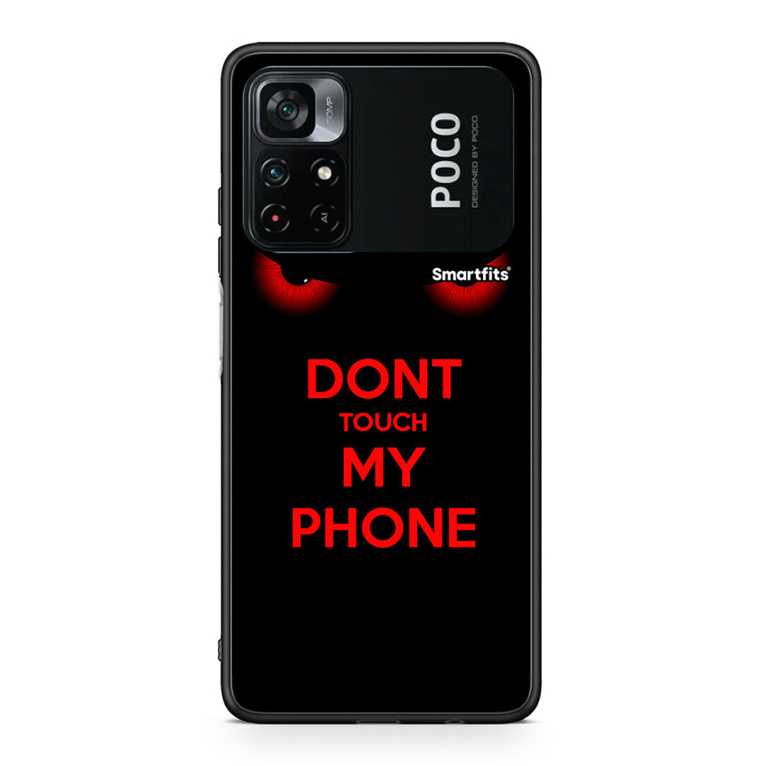 Xiaomi Poco M4 Pro 4G Touch My Phone Θήκη από τη Smartfits με σχέδιο στο πίσω μέρος και μαύρο περίβλημα | Smartphone case with colorful back and black bezels by Smartfits
