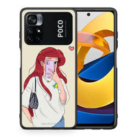 Thumbnail for Θήκη Xiaomi Poco M4 Pro 4G Walking Mermaid από τη Smartfits με σχέδιο στο πίσω μέρος και μαύρο περίβλημα | Xiaomi Poco M4 Pro 4G Walking Mermaid case with colorful back and black bezels