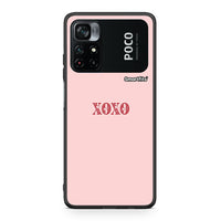 Thumbnail for Xiaomi Poco M4 Pro 4G XOXO Love θήκη από τη Smartfits με σχέδιο στο πίσω μέρος και μαύρο περίβλημα | Smartphone case with colorful back and black bezels by Smartfits
