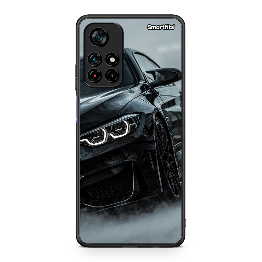 Xiaomi Poco M4 Pro 5G Black BMW θήκη από τη Smartfits με σχέδιο στο πίσω μέρος και μαύρο περίβλημα | Smartphone case with colorful back and black bezels by Smartfits