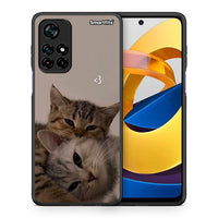 Thumbnail for Θήκη Xiaomi Poco M4 Pro 5G Cats In Love από τη Smartfits με σχέδιο στο πίσω μέρος και μαύρο περίβλημα | Xiaomi Poco M4 Pro 5G Cats In Love case with colorful back and black bezels