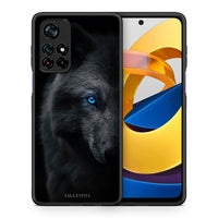 Thumbnail for Θήκη Xiaomi Poco M4 Pro 5G Dark Wolf από τη Smartfits με σχέδιο στο πίσω μέρος και μαύρο περίβλημα | Xiaomi Poco M4 Pro 5G Dark Wolf case with colorful back and black bezels