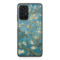 Thumbnail for Xiaomi Poco M4 Pro 5G White Blossoms θήκη από τη Smartfits με σχέδιο στο πίσω μέρος και μαύρο περίβλημα | Smartphone case with colorful back and black bezels by Smartfits