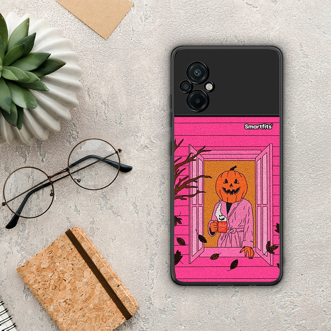 Halloween Pumpkin Lady - Xiaomi Poco M5 θήκη