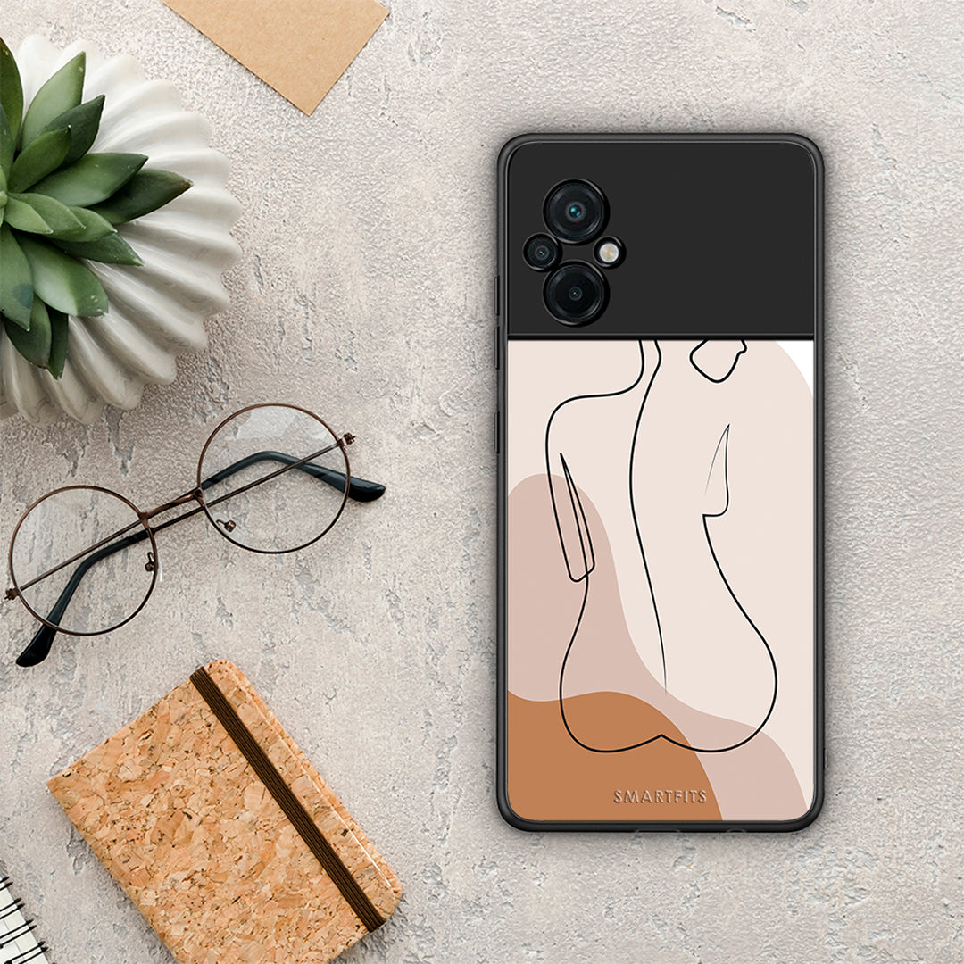 LineArt Woman - Xiaomi Poco M5 θήκη