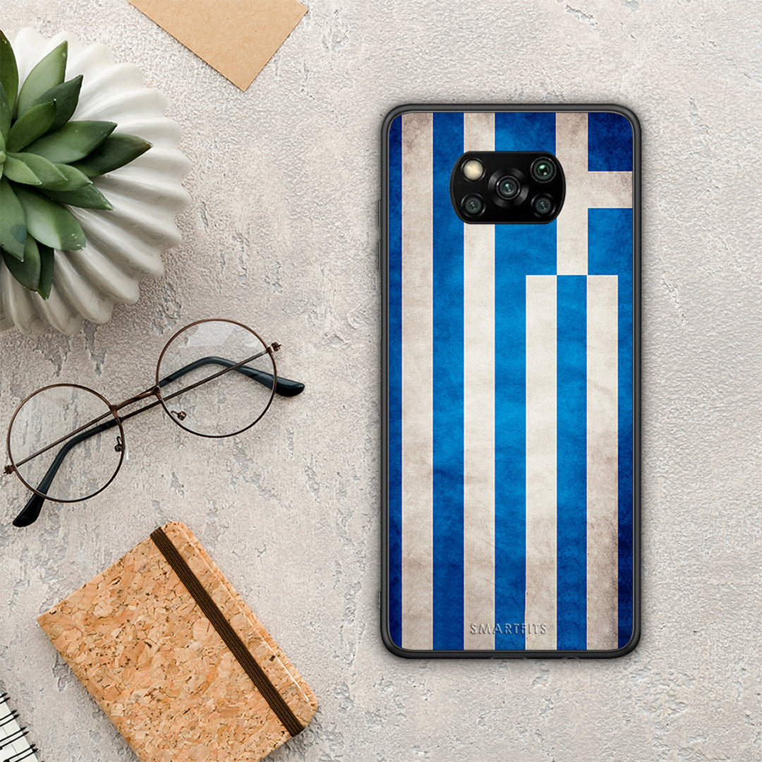 Flag Greek - Xiaomi Poco X3 / X3 Pro / X3 NFC θήκη