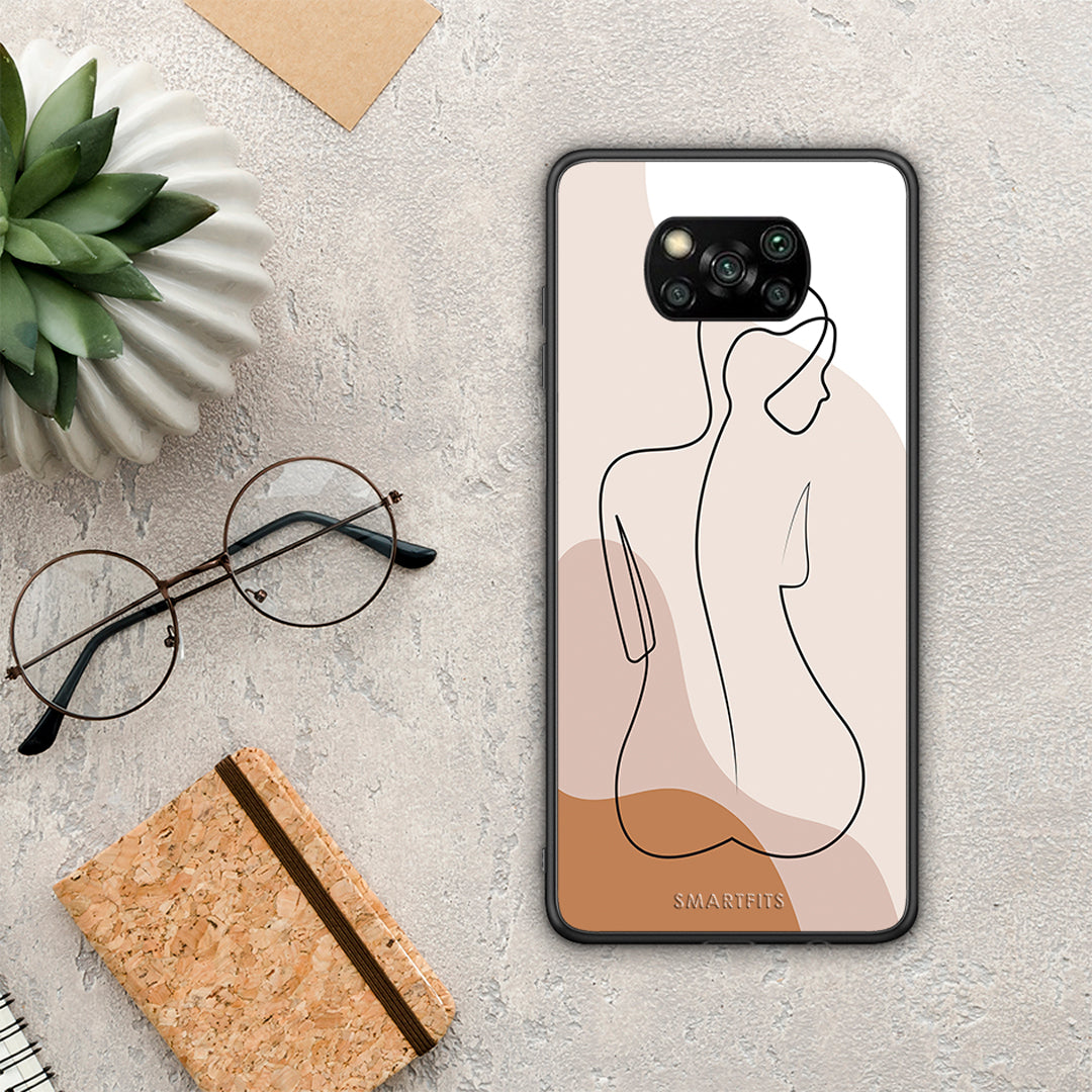 LineArt Woman - Xiaomi Poco X3 / X3 Pro / X3 NFC θήκη