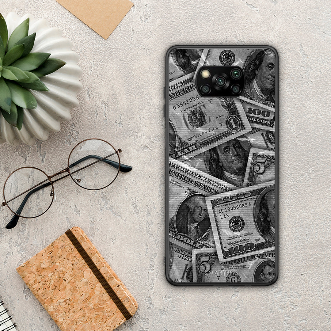 Money Dollars - Xiaomi Poco X3 / X3 Pro / X3 NFC θήκη