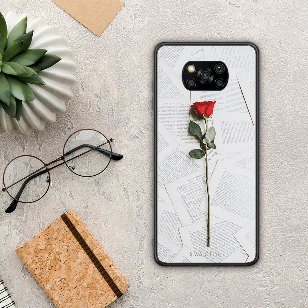 Red Rose - Xiaomi Poco X3 / X3 Pro / X3 NFC θήκη