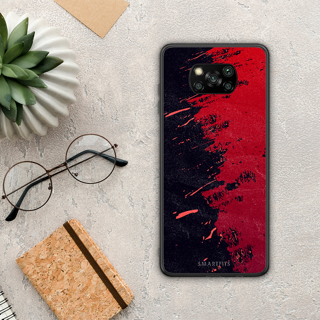 Red Paint - Xiaomi Poco X3 / X3 Pro / X3 NFC θήκη