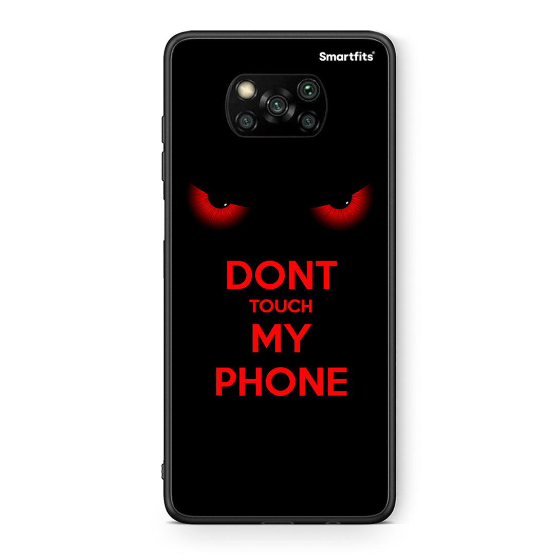 Θήκη Xiaomi Poco X3 Touch My Phone από τη Smartfits με σχέδιο στο πίσω μέρος και μαύρο περίβλημα | Xiaomi Poco X3 Touch My Phone case with colorful back and black bezels