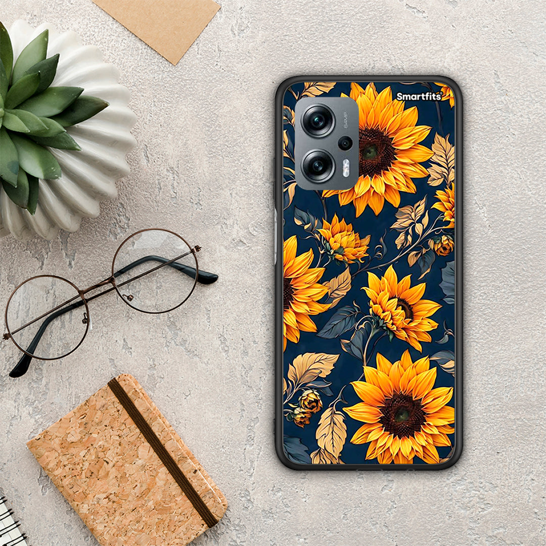 Autumn Sunflowers - Xiaomi Poco X4 GT θήκη