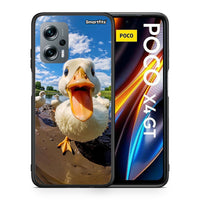 Thumbnail for Θήκη Xiaomi Poco X4 GT Duck Face από τη Smartfits με σχέδιο στο πίσω μέρος και μαύρο περίβλημα | Xiaomi Poco X4 GT Duck Face case with colorful back and black bezels