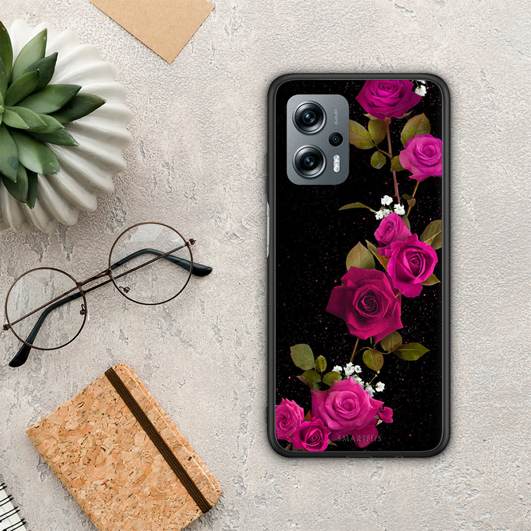 Flower Red Roses - Xiaomi Poco X4 GT θήκη