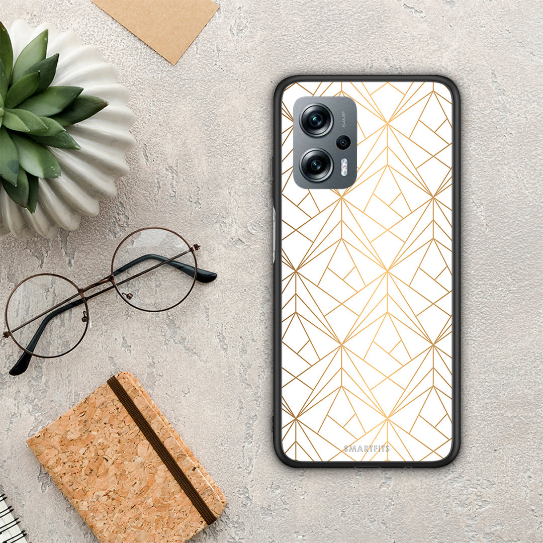 Geometric Luxury White - Xiaomi Poco X4 GT θήκη