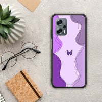 Thumbnail for Purple Mariposa - Xiaomi Poco X4 GT θήκη