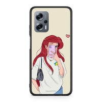 Thumbnail for Xiaomi Poco X4 GT Walking Mermaid Θήκη από τη Smartfits με σχέδιο στο πίσω μέρος και μαύρο περίβλημα | Smartphone case with colorful back and black bezels by Smartfits