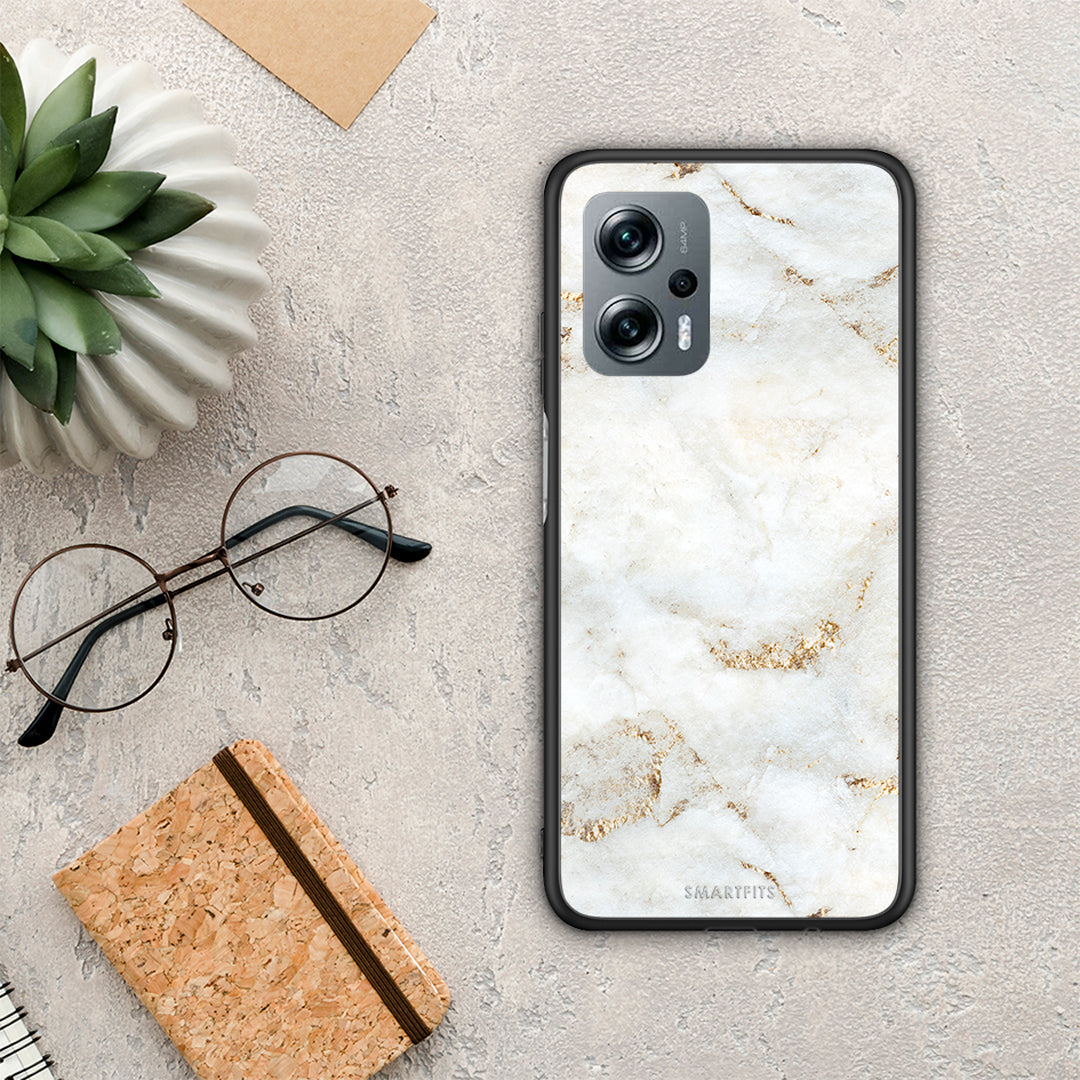 White Gold Marble - Xiaomi Poco X4 GT θήκη
