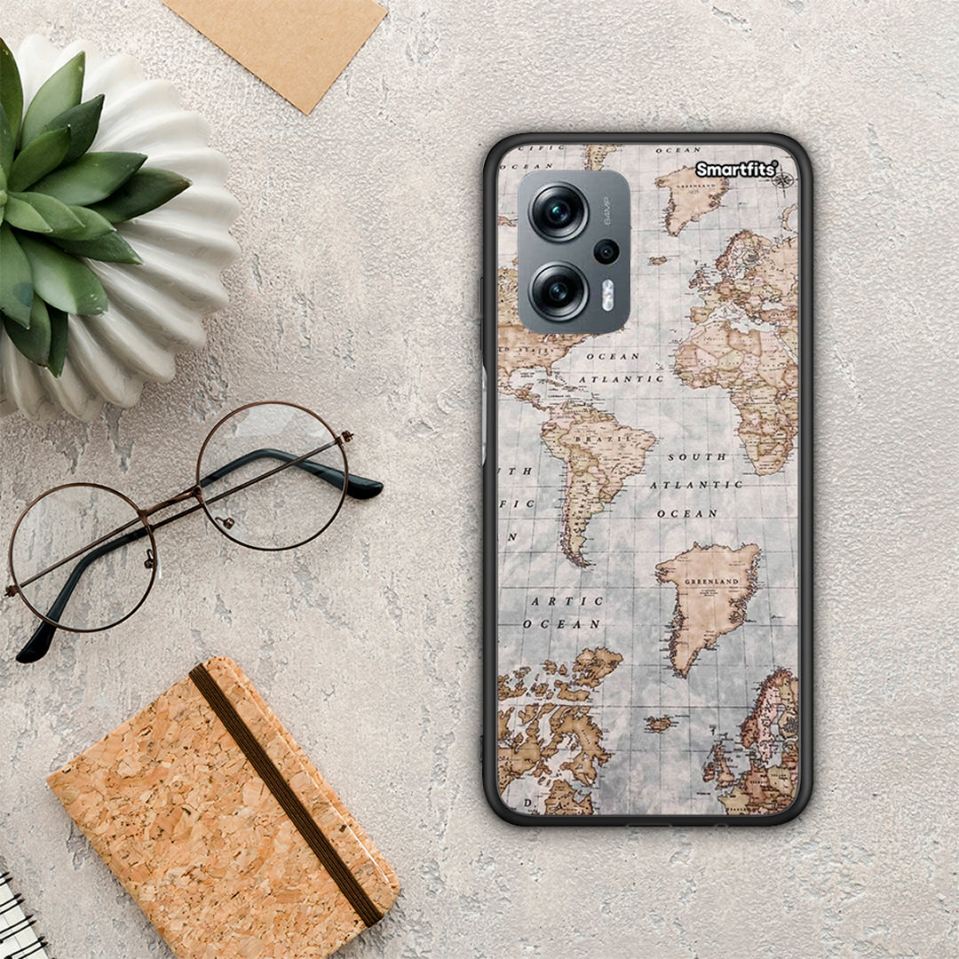 World Map - Xiaomi Poco X4 GT θήκη