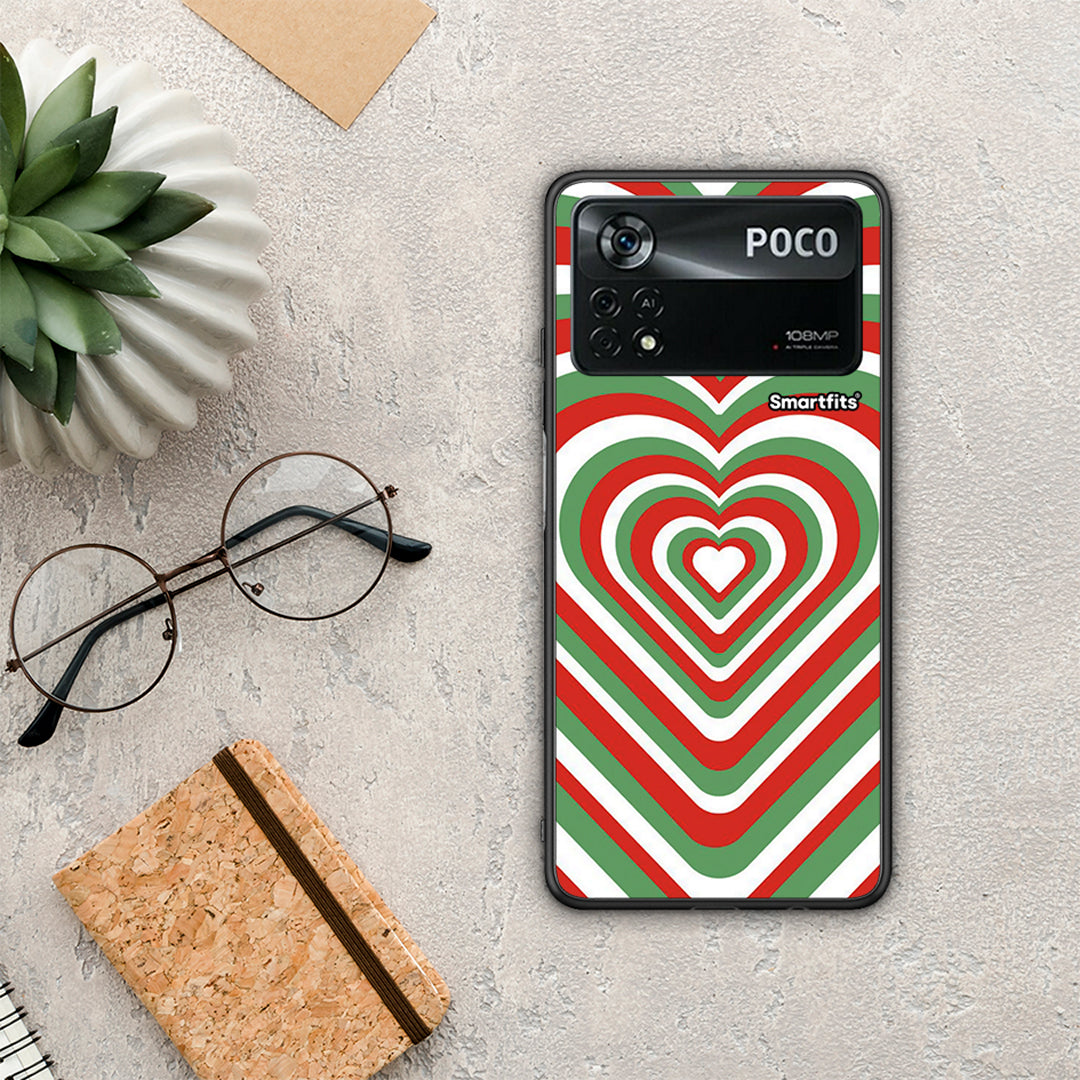 Christmas Hearts - Xiaomi Poco X4 Pro 5G θήκη