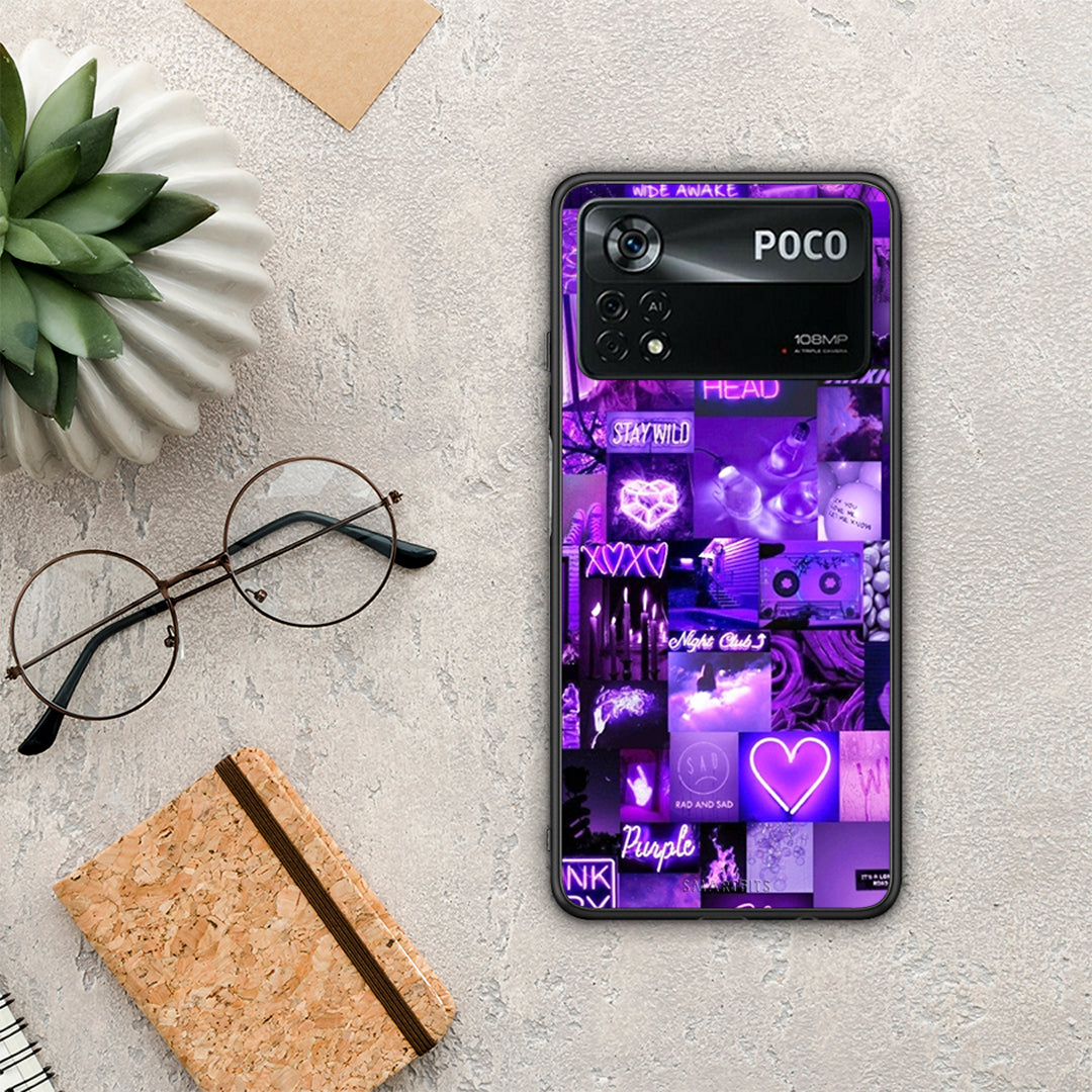 Collage Stay Wild - Xiaomi Poco X4 Pro 5G θήκη