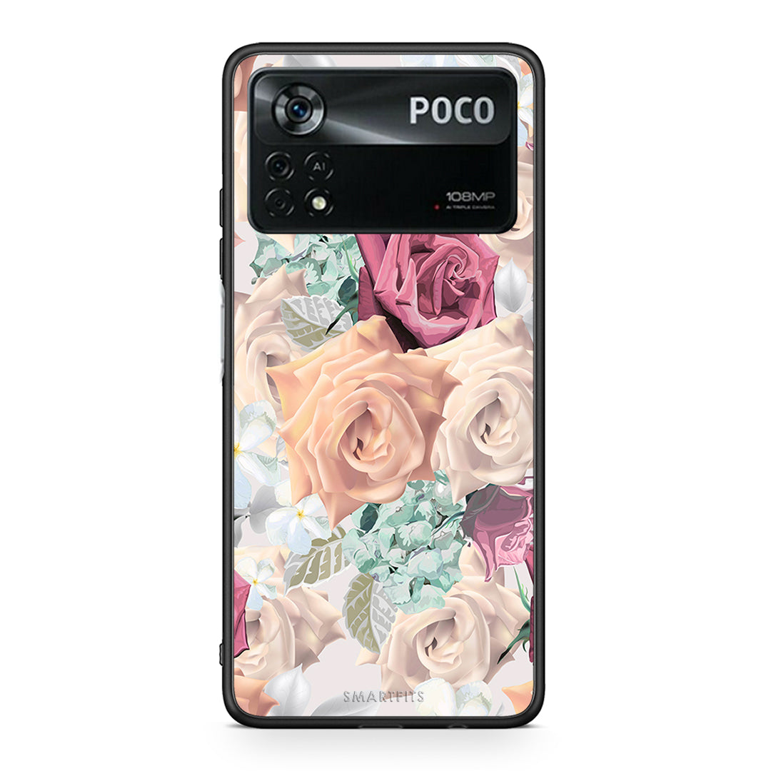 99 - Xiaomi Poco X4 Pro 5G Bouquet Floral case, cover, bumper