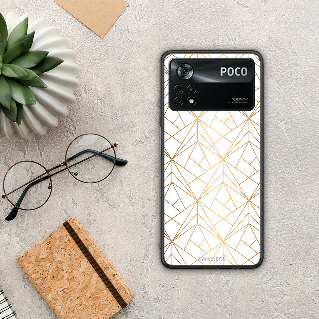 Geometric Luxury White - Xiaomi Poco X4 Pro 5G θήκη