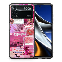 Thumbnail for Θήκη Αγίου Βαλεντίνου Xiaomi Poco X4 Pro 5G Pink Love από τη Smartfits με σχέδιο στο πίσω μέρος και μαύρο περίβλημα | Xiaomi Poco X4 Pro 5G Pink Love case with colorful back and black bezels