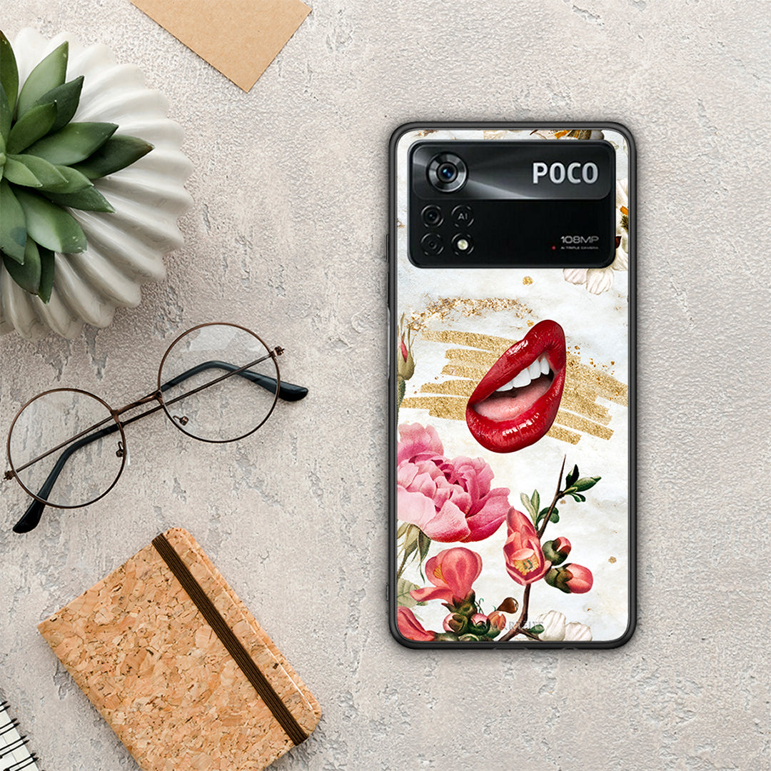 Red Lips - Xiaomi Poco X4 Pro 5G θήκη