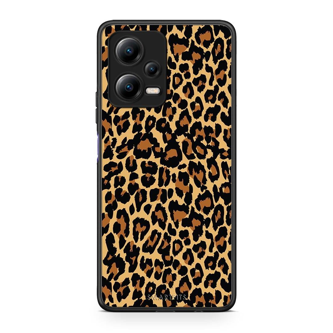 Θήκη Xiaomi Poco X5 5G Dual / Redmi Note 12 5G Animal Leopard από τη Smartfits με σχέδιο στο πίσω μέρος και μαύρο περίβλημα | Xiaomi Poco X5 5G Dual / Redmi Note 12 5G Animal Leopard Case with Colorful Back and Black Bezels