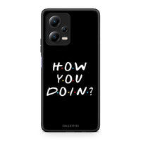 Thumbnail for Θήκη Xiaomi Poco X5 5G Dual / Redmi Note 12 5G How You Doin από τη Smartfits με σχέδιο στο πίσω μέρος και μαύρο περίβλημα | Xiaomi Poco X5 5G Dual / Redmi Note 12 5G How You Doin Case with Colorful Back and Black Bezels