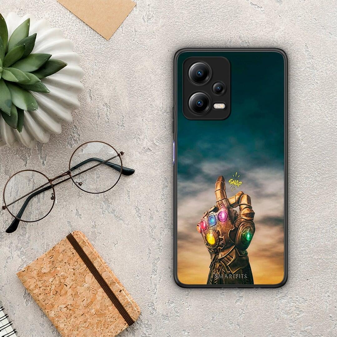 Θήκη Xiaomi Poco X5 5G Dual Infinity Snap από τη Smartfits με σχέδιο στο πίσω μέρος και μαύρο περίβλημα | Xiaomi Poco X5 5G Dual Infinity Snap Case with Colorful Back and Black Bezels