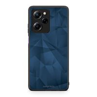 Thumbnail for Θήκη Xiaomi Poco X5 Pro 5G Dual Geometric Blue Abstract από τη Smartfits με σχέδιο στο πίσω μέρος και μαύρο περίβλημα | Xiaomi Poco X5 Pro 5G Dual Geometric Blue Abstract Case with Colorful Back and Black Bezels