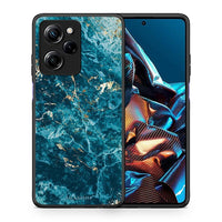 Thumbnail for Θήκη Xiaomi Poco X5 Pro 5G Dual Marble Blue από τη Smartfits με σχέδιο στο πίσω μέρος και μαύρο περίβλημα | Xiaomi Poco X5 Pro 5G Dual Marble Blue Case with Colorful Back and Black Bezels