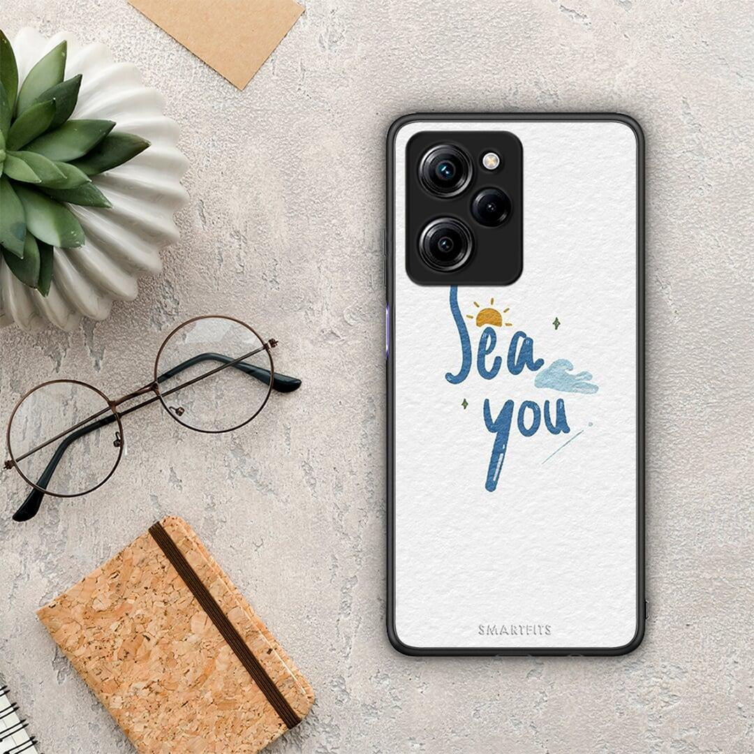 Θήκη Xiaomi Poco X5 Pro 5G Dual Sea You από τη Smartfits με σχέδιο στο πίσω μέρος και μαύρο περίβλημα | Xiaomi Poco X5 Pro 5G Dual Sea You Case with Colorful Back and Black Bezels