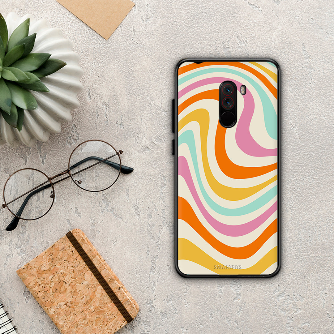 Colourful Waves - Xiaomi Pocophone F1 θήκη