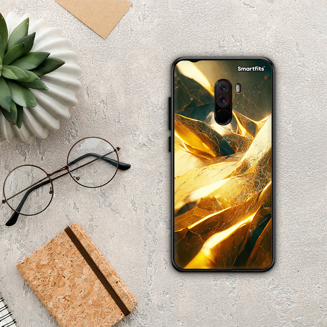 Real Gold - Xiaomi Pocophone F1 θήκη