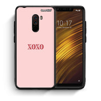 Thumbnail for Θήκη Xiaomi Pocophone F1 XOXO Love από τη Smartfits με σχέδιο στο πίσω μέρος και μαύρο περίβλημα | Xiaomi Pocophone F1 XOXO Love case with colorful back and black bezels