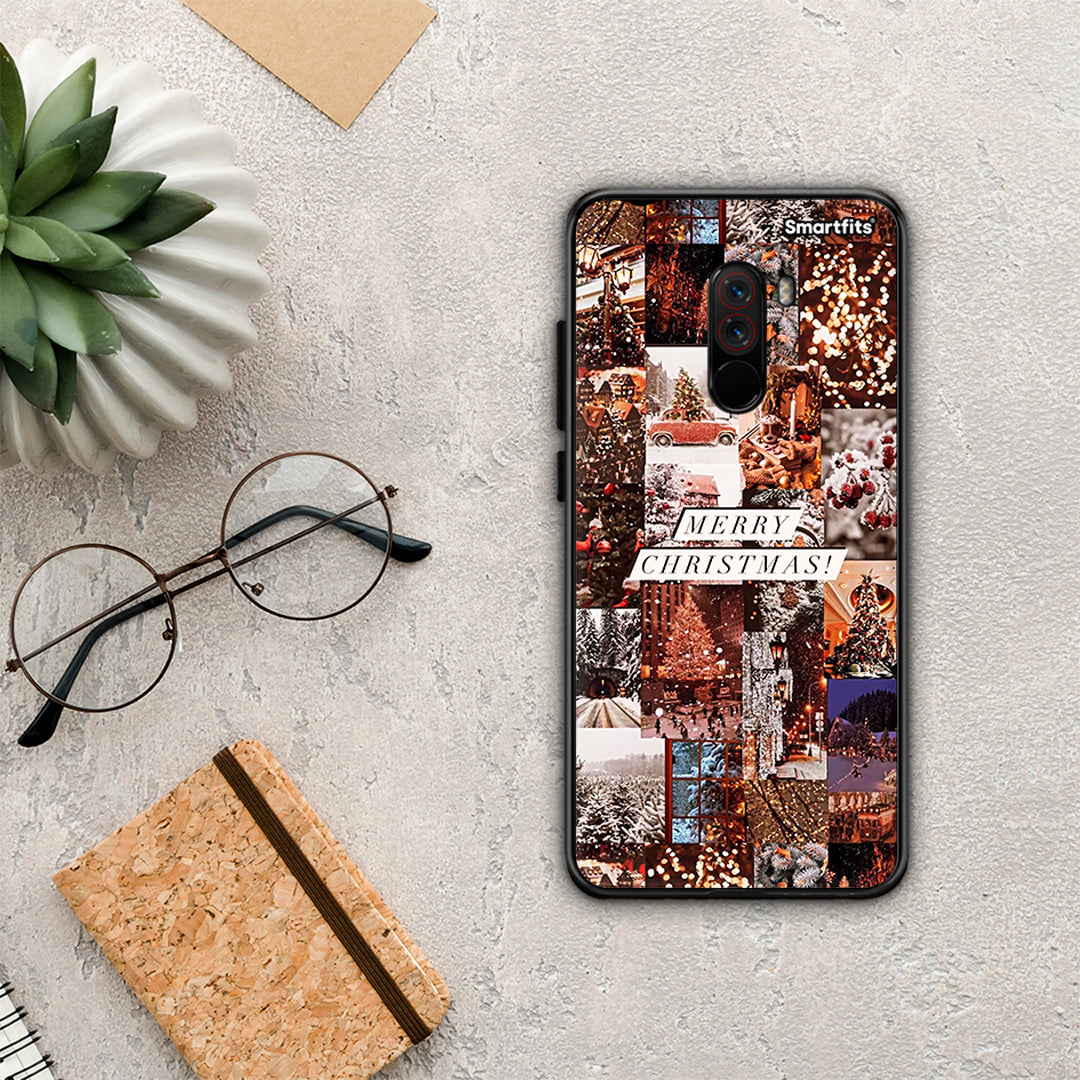 Xmas Collage - Xiaomi Pocophone F1 θήκη
