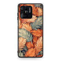 Thumbnail for Xiaomi Redmi 10C Autumn Leaves Θήκη από τη Smartfits με σχέδιο στο πίσω μέρος και μαύρο περίβλημα | Smartphone case with colorful back and black bezels by Smartfits