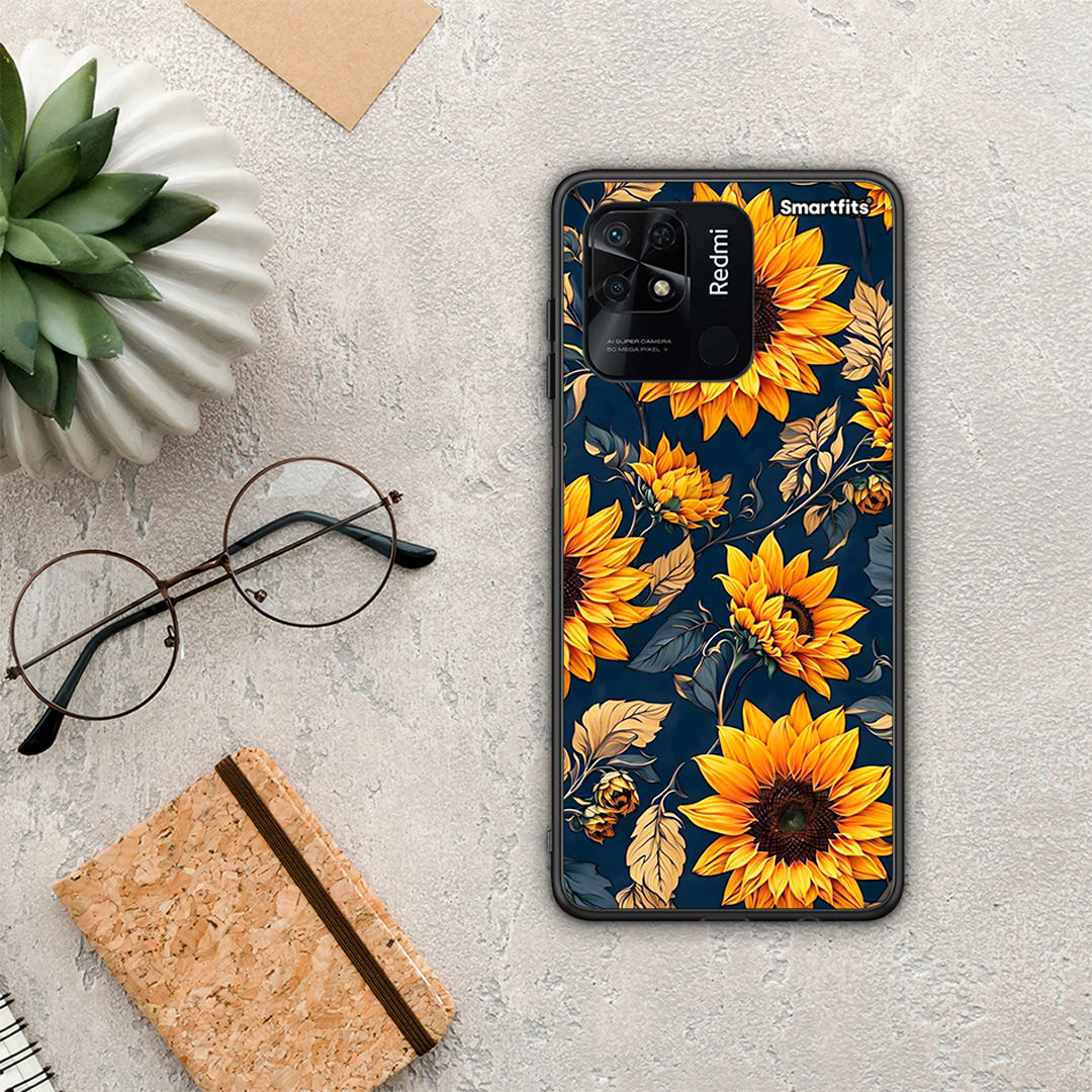 Autumn Sunflowers - Xiaomi Redmi 10C θήκη
