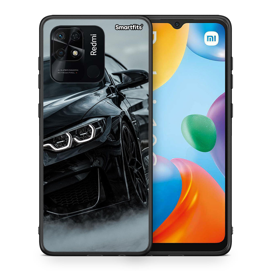 Θήκη Xiaomi Redmi 10C Black BMW από τη Smartfits με σχέδιο στο πίσω μέρος και μαύρο περίβλημα | Xiaomi Redmi 10C Black BMW case with colorful back and black bezels