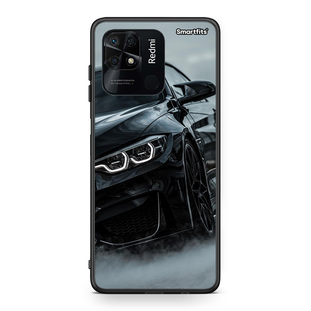 Xiaomi Redmi 10C Black BMW θήκη από τη Smartfits με σχέδιο στο πίσω μέρος και μαύρο περίβλημα | Smartphone case with colorful back and black bezels by Smartfits