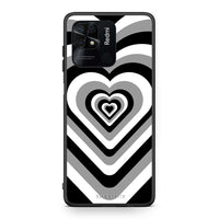 Thumbnail for Xiaomi Redmi 10C Black Hearts θήκη από τη Smartfits με σχέδιο στο πίσω μέρος και μαύρο περίβλημα | Smartphone case with colorful back and black bezels by Smartfits