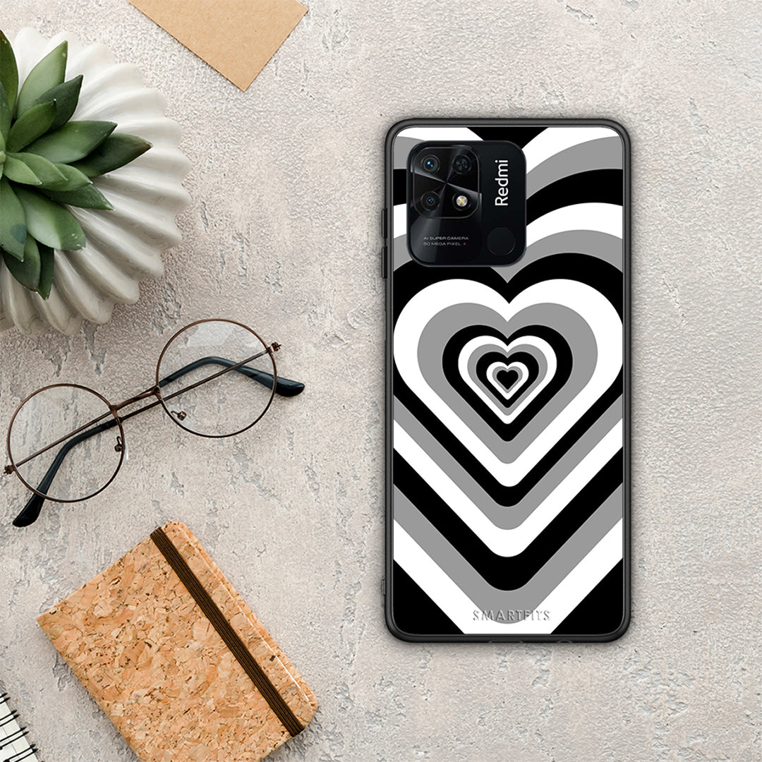Black Hearts - Xiaomi Redmi 10C θήκη