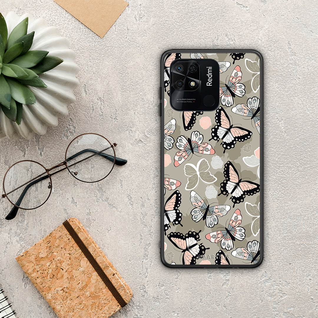 Boho Butterflies - Xiaomi Redmi 10C θήκη