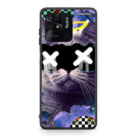 Thumbnail for Xiaomi Redmi 10C Cat Collage θήκη από τη Smartfits με σχέδιο στο πίσω μέρος και μαύρο περίβλημα | Smartphone case with colorful back and black bezels by Smartfits